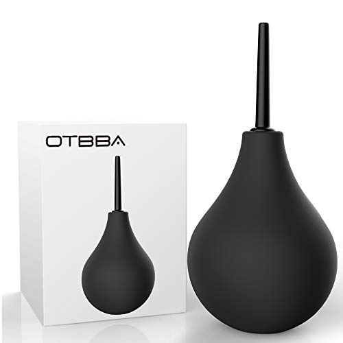 OTBBA Enema Bulb Clean Anal Silicone Douche for Men Women Certificate Comfortable Medical Kit