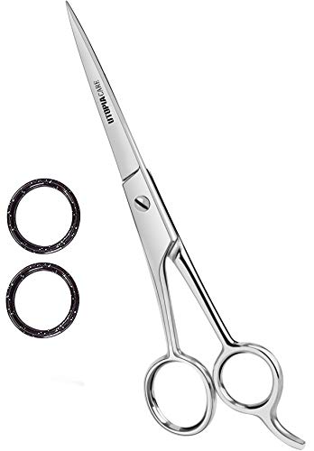 Professional Barber Hair Cutting Scissors/Shears (Silver)