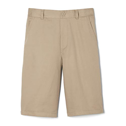 French Toast Big Boys' Pull-On Short, Khaki, 12