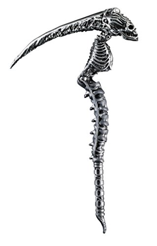 Disguise Men's Sin Scythe Costume Accessory, Silver, Adult