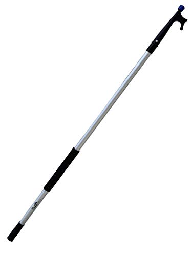 Rainier Supply Co Premium Telescoping Boat Hook | Ultra-Durable Reinforced Nylon Tip | Two Handle Design | 55 – 98 Inch Extension