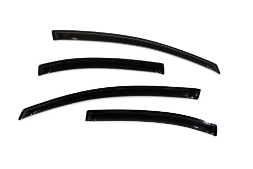 Auto Ventshade 94944 Original Ventvisor Side Window Deflector Dark Smoke, 4-Piece Set for 2006-2011 Honda Civic