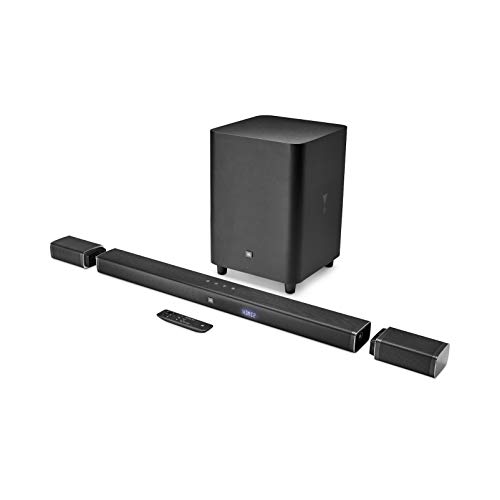 JBL Bar 5.1 4K Ultra HD 5.1-Channel Soundbar with True Wireless Surround Speakers, Black (JBLBAR51BLK)