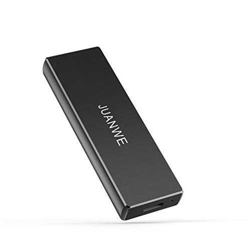 JUANWE 500GB Portable SSD - Up to 500MB/S - USB 3.1 External Solid State Drive, Type-C PSSD for PC/Laptop/Mac/Android-JW500GM2-T3000