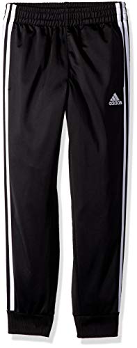 adidas Boys' Big Tricot Jogger Pant, Iconic Black, XL (18/20)