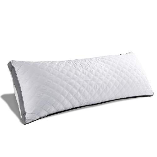Oubonun Premium Adjustable Loft Quilted Body Pillows - Hypoallergenic Fluffy Pillow - Quality Plush Pillow - Down Alternative Pillow - Head Support Pillow - 21'x54'