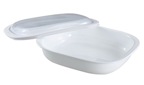 Corelle Bake, Serve, Store 3-qt Rectangle Bakeware Dish w/ Plastic Cover