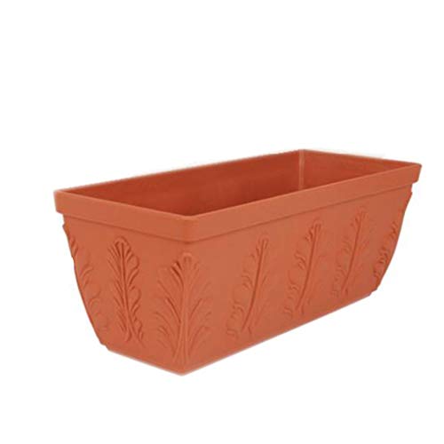 Garden Flower Pots Rectangular Thickened Large Flower Box Household Plastic Planting Box Roof Balcony Vegetable Planting Trough Pots, Planters & Container Accessories (Size : XL)