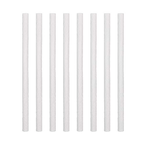 INTAR Tiki Torch Wicks, Replacement Fiberglass Wicks for Outdoor Tiki Torches and Lamps, 1/2 х 9.85 Inches - 8 pcs