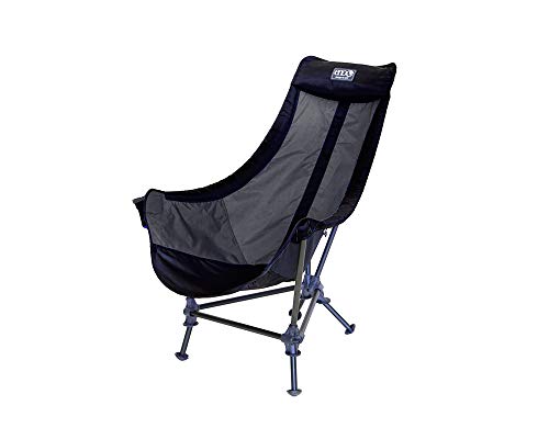 ENO, Eagles Nest Outfitters Lounger DL Camping Chair, Outdoor Lounge Chair, Black/Charcoal