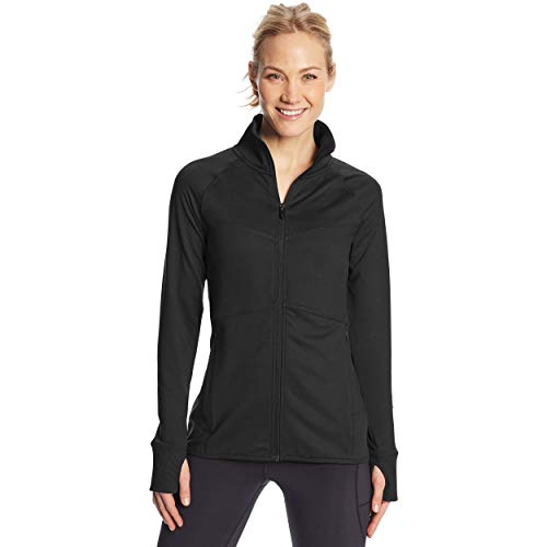 C9 Champion Women's Full Zip Cardio Jacket, Ebony, Large