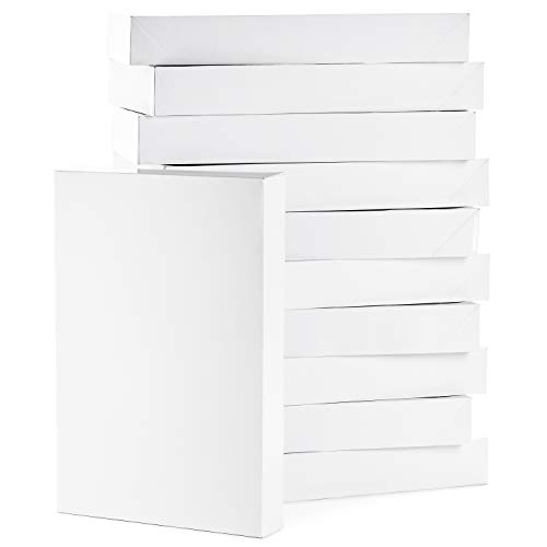 Hallmark Large Gift Boxes with Lids (12 X-Large Shirt Boxes for Sweaters or Robes) for Christmas, Hanukkah, Holidays, Father's Day, Birthdays and More