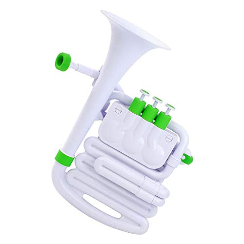 Nuvo Musical instrument, White with green trim (N610JHWGN)