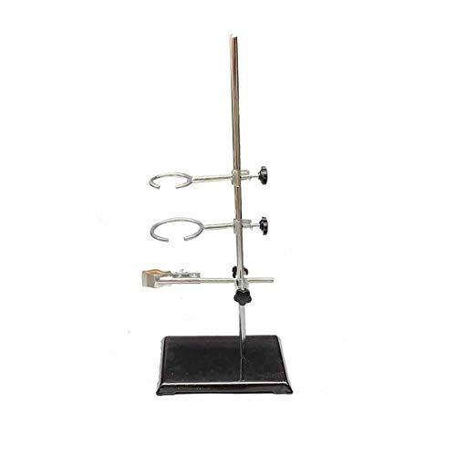 DOMINTY 50CM Laboratory Stands Support and Lab Clamp Flask Clamp Condenser Clamp Stands,Lab & Scientific Supplies Glassware & Labware