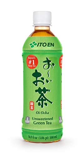 Ito En Tea Oi Ocha Green Tea, Unsweetened, 16.9 Ounce (Pack of 12)