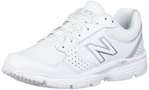 New Balance Women's 411 V1 Walking Shoe, White/White, 8 M US