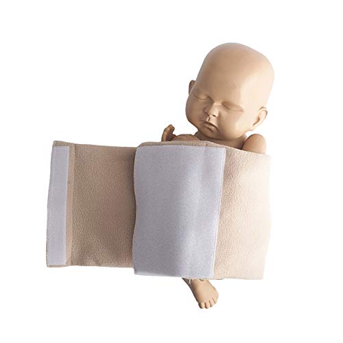 Newborn Baby Photography Props Posing Wraps Assistant Professional Posture Wrap for Studio Photo Props Accessories Beige