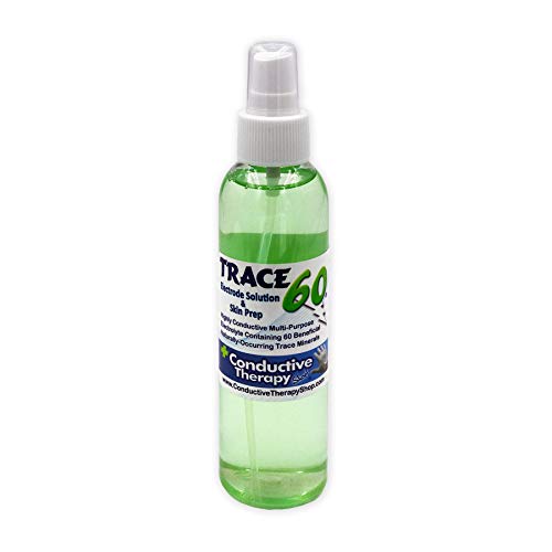 Trace 60 Conductive Electrolyte Spray & Skin Prep Solution for TENS, eStim, Pulse Massager, and Electrotherapy Treatment (6 oz.)