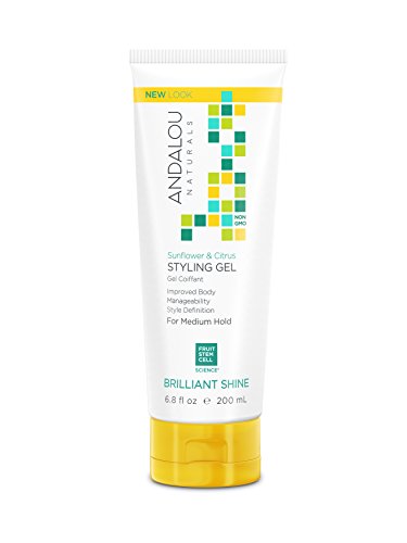 Andalou Naturals Healthy Shine Styling Gel, Sunflower & Citrus - 6.8 Oz