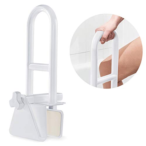 Bathtub Safety Rail - Adjustable Tub Grab Bar, Heavy Duty - Bathtub Grab Bars Great Gift For Elderly, After Surgery Etc. - Clamp Rail On Bath Support - Easy In And Out Of The Bathtub - By Medical king
