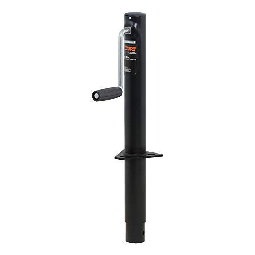 CURT 28204 A-Frame Trailer Jack, 2,000 lbs, 15 Inches Vertical Travel