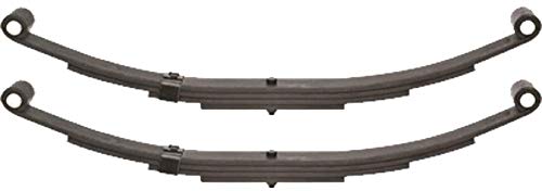 M-Parts Pair of SW4B Trailer Spring - 25-1/4' Double Eye 4-Leaf Spring 1-3/4' Wide for 3,500 lbs (3.5K) Trailers (1750 lb Capacity Per Spring)