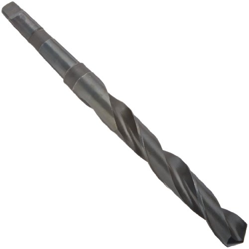 Michigan Drill 203 Series High-Speed Steel General Purpose Drill Bit, 2 Morse Taper Shank, Spiral Flute, 118 Degrees Conventional Point, 1' Size (Pack of 1)