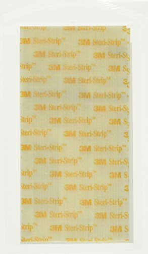 3M Steri-Strip reinforced Skin Closures - 1/2' x 4' - 10 pack of 6 strip envelope (60 strips)