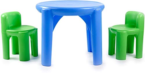 Little Tikes Bright 'n Bold Table & Chairs, Green/Blue