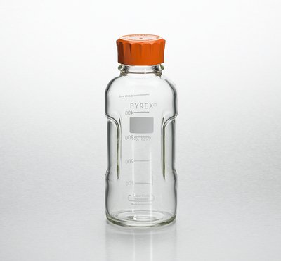 Corning 1399-500 Slim Line Media Storage Bottle, 500 mL Capacity (Pack of 4)
