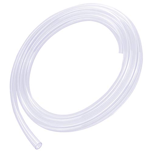 Silicone Tube 3/16'(5mm) ID x 5/16'(8mm) OD Clear Flexible Silicone Rubber Tubing Water Air Hose Pipe Transparent (3.3ft / 1m；5 x 8mm)