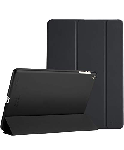 ProCase iPad 2 3 4 Case (Old Model) – Ultra Slim Lightweight Stand Case with Translucent Frosted Back Smart Cover for Apple iPad 2/iPad 3 /iPad 4 –Black