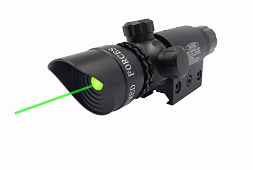 StrongTools Waterproof Green Dot Laser Sight Adjustable Sight for Rifles & Shotguns with Mounts and Cable Press Switch (Rifle-Green)
