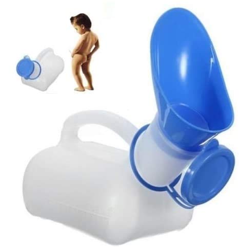 EatingBiting 1000ml Portable Plastic Male Female man women Baby Kids Urinal Mobile Toilet Potty Urinal for Car Travel Camping training Urinal Toilet Unisex Potty Pee