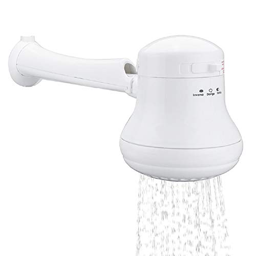 ixaer 110V Electric Instant Hot Water Shower Head Heater + FREE Plastic Pipe + FREE Tube