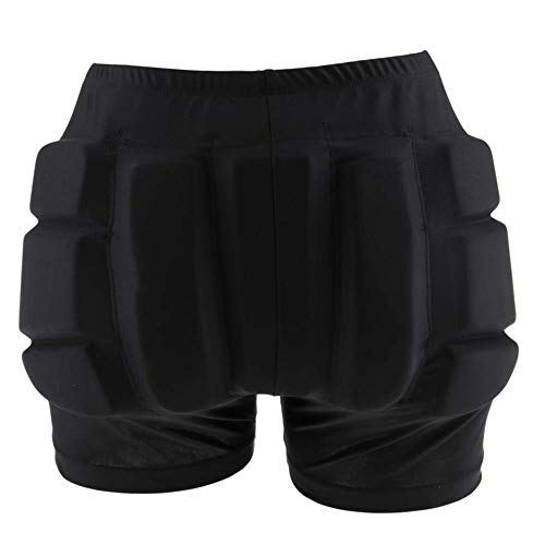LIUHUO Hip Pad Protector Padded Shorts for Guard Ski Roller Skating Snow Crash Butt Pads for Hips Tailbone & Butt