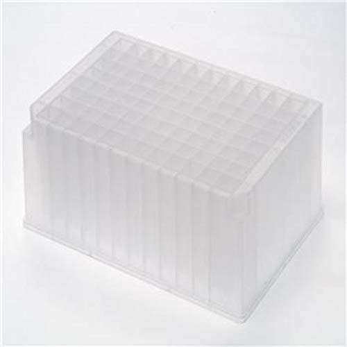 Axygen P-2ML-SQ-C Deep Well 96-Well x 2mL Assay Storage Microplate with Square Wells, Clear PP (25/Case)
