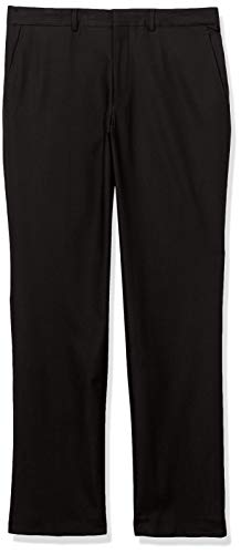 Kenneth Cole REACTION Men's Techni-Cole Stretch Slim Fit Suit Separate (Blazer, Pant, and Vest), Black, 36W x 34L