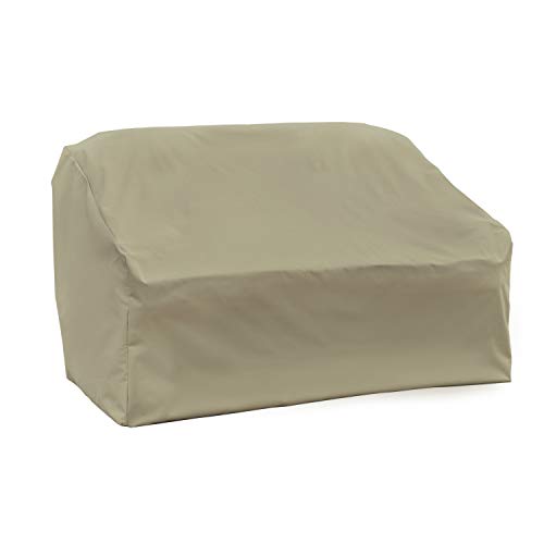 Modern Leisure Heavy Duty Patio Love Seat Cover designed to fit patio love seats up to 55-inches Long x 33-inches Width x 38-inches Height