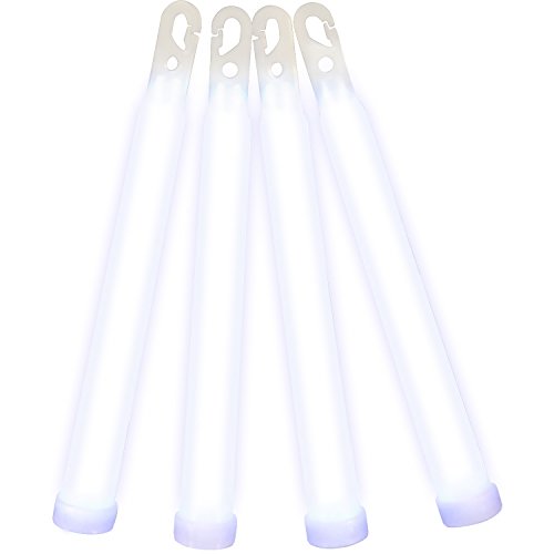 Northern Lights 6' Premium Glowstick White (100 Pieces)