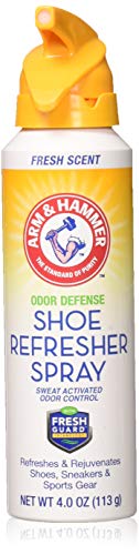 Arm & Hammer Odor Defense Shoe Refresher Spray, Fresh Scent, 4 oz (Pack of 2)