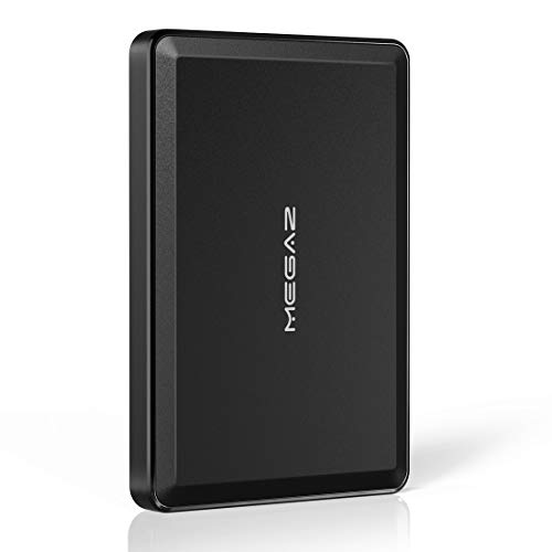 160GB External Hard Drive - MegaZ Backup Slim 2.5'' Portable HDD USB 3.0 for PC, Mac, Laptop, Chromebook, 3 Year Warranty