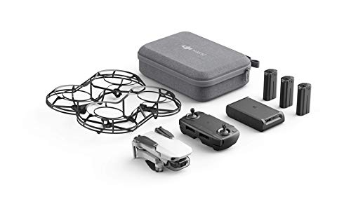 DJI Mavic Mini Combo - Drone FlyCam Quadcopter UAV with 2.7K Camera 3-Axis Gimbal GPS 30min Flight Time, less than 0.55lbs, Gray