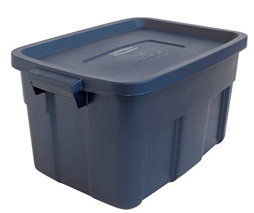 Rubbermaid 14 Gal Pack of 6 Roughneck️ Storage Totes Durable, Reusable, Set of Plastic Storage Bins