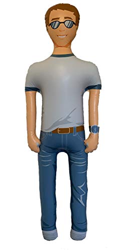 FUN delivery Man Akin: Inflatable Talking Boyfriend Husband, Funny Gifts for Women, Bachelorette Party, Valentines