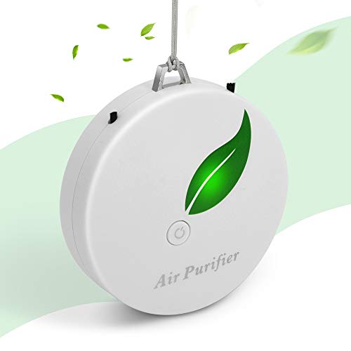 Aibrisk Personal Air Purifier for Home Mini Portable Wearable Air Purifier Necklace for Car Bedroom Kitchen