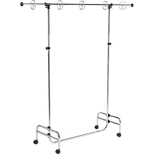 Pacon Adjustable Pocket Chart Stand, Metal, Locking Casters and Rings, Adjustable to 78', 1 Stand