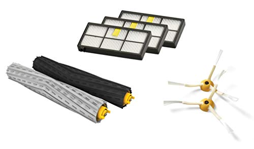 iRobot Authentic Replacement Parts- Roomba 800 and 900 Series Replenishment Kit (3 AeroForce Filters, 2 Spinning Side Brushes, and 1 Set of Multi-Surface Rubber Brushes)
