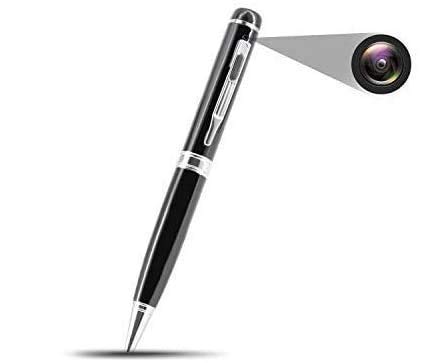 Hidden Pen Camera Spy Pen Camera HD 1080P Clip On Body Camera Mini Camera Pen 32GB SD Card with Included Wonderful Spy Gadgets for Business and Conference