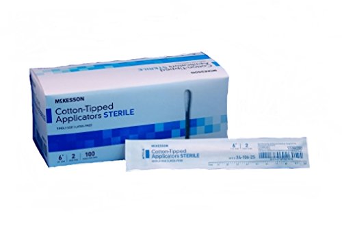 McKesson Cottontip Applicator Sterile 6' - Box of 200 - Model 24-106-2s